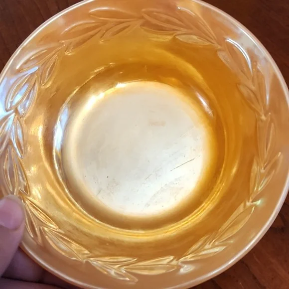 Fire King bowl and dish - set of two - Picture 8 of 10